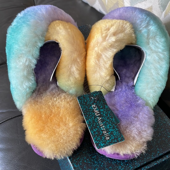 NWT Emu Australia Tie Dye Mayberry Slippers - Picture 3 of 5